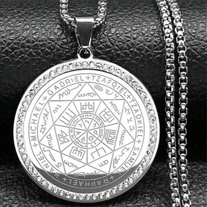 Silver Pendant Necklace with Intricate Design